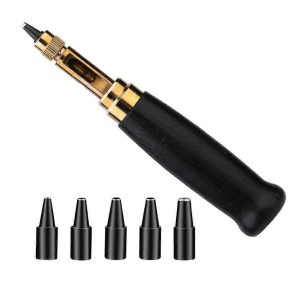 پانچ دستی گرد فشاری دسته مشکی خرید از ووتا