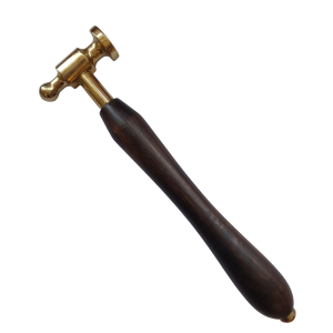 چکش چوبی برنجی طرح کلمبو (یک سر تخت محدب)