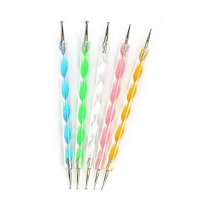 قلم داتینگ دو سر گرد فلزی 5 عددی